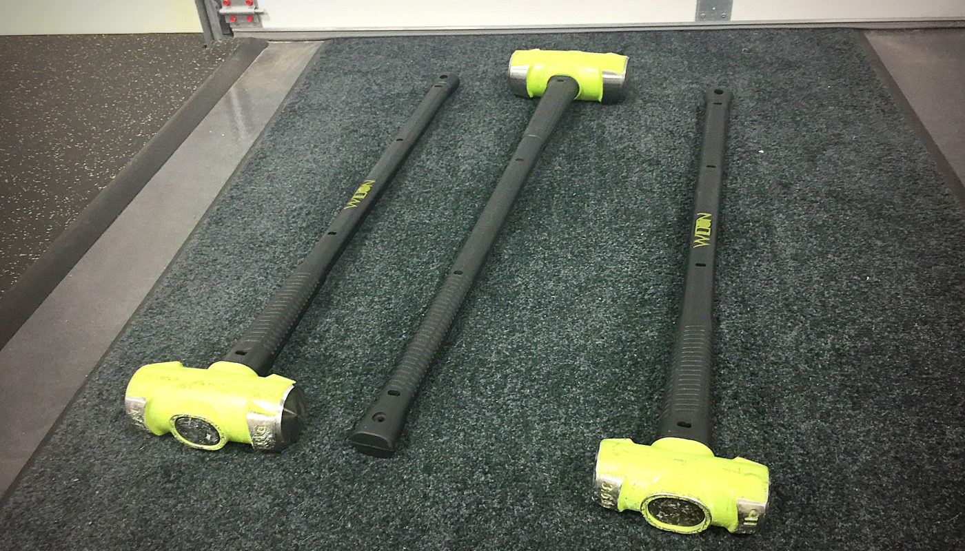 Sledgehammer workout